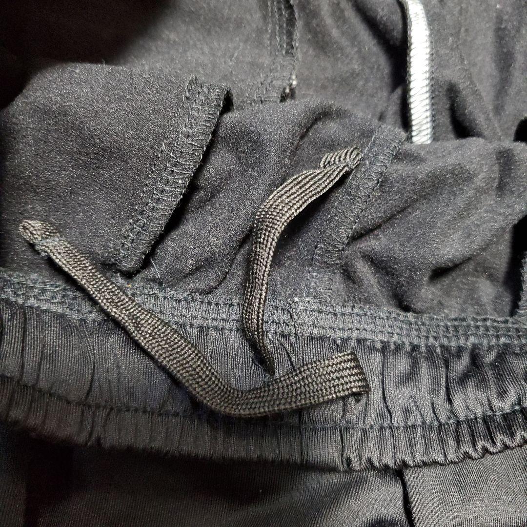 アシックス ブラック ジャージ上下セットアップ