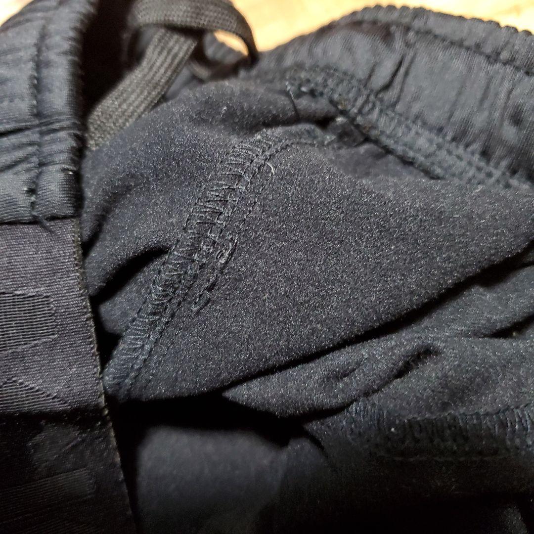 アシックス ブラック ジャージ上下セットアップ