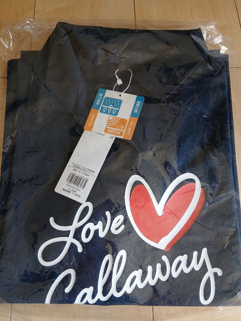 Love Callaway ポロシャツ L 新品 ネイビー