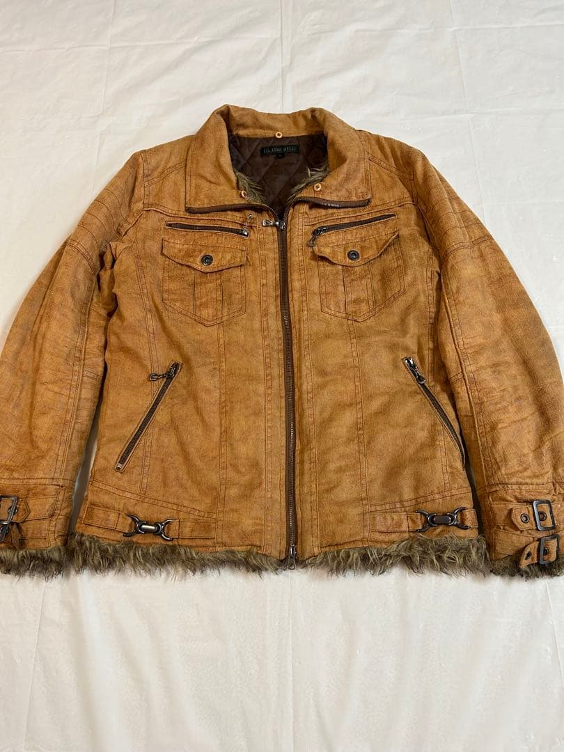 in the attic ファーレザージャケット アーカイブ 裏原 y2k