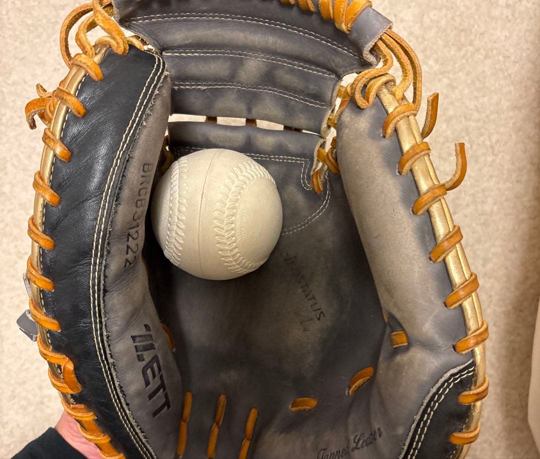 ZETT ネオステイタス　軟式グローブ 右投げ用 キャッチャーミット