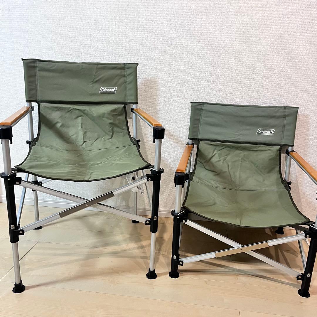 コールマン 2way キャプテンチェア アウトドアチェア 2脚セット