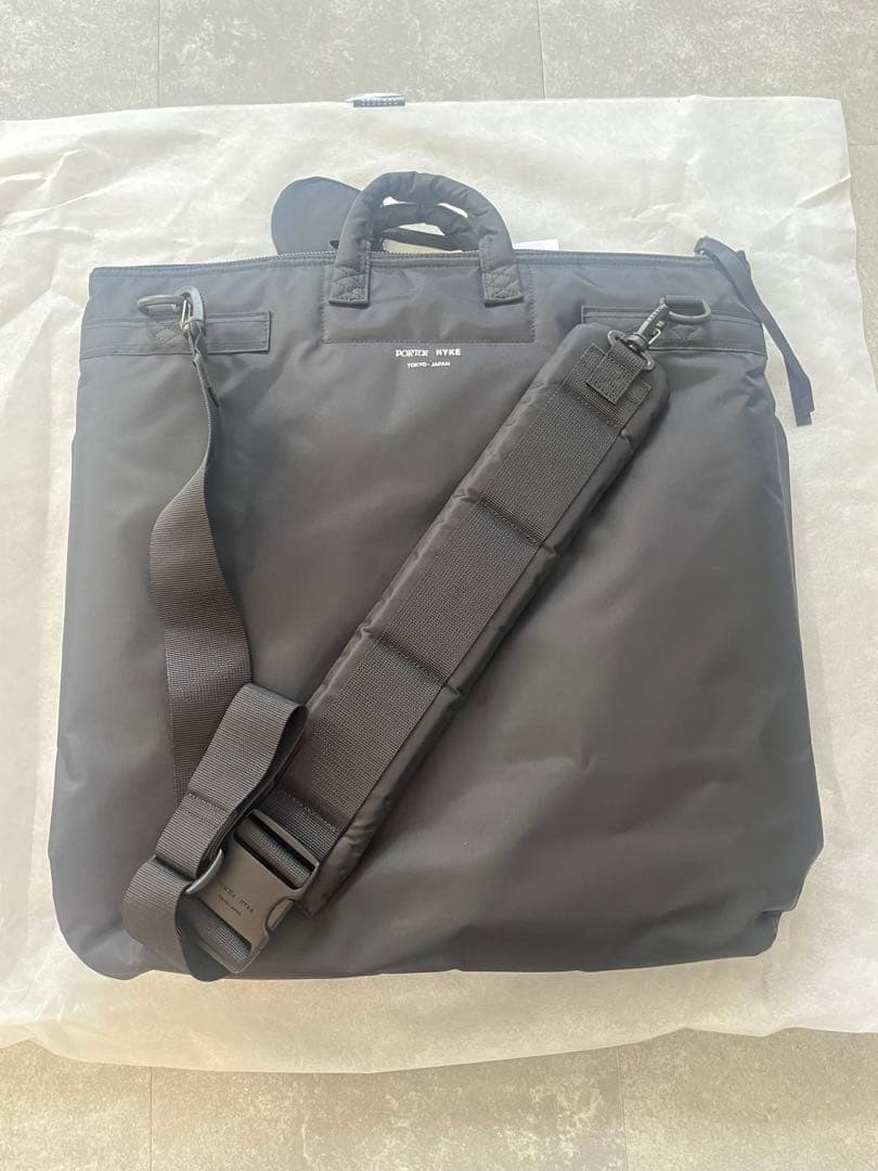 【新品】HYKE x PORTER HELMET BAG ヘルメットバッグ　黒