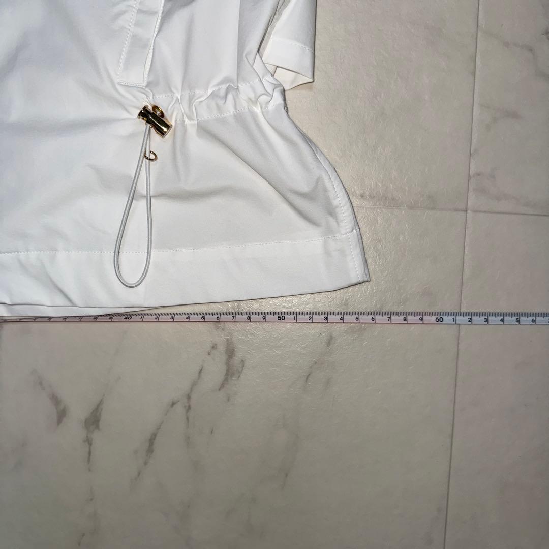 ⭐️美品⭐️MARK &LONA フード付きジャケット ホワイト【40】ゴルフ