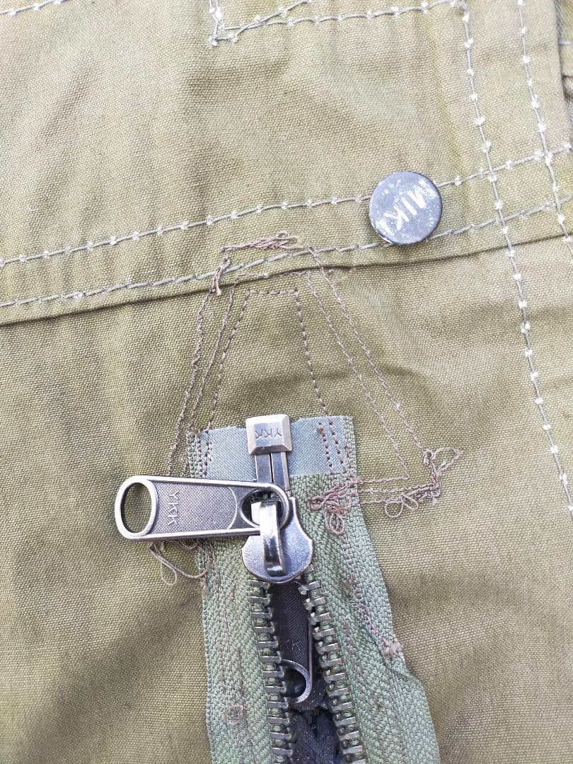 ギリシャ軍幕 2枚セット 撥水・YKKファスナー加工済み シェルターハーフ