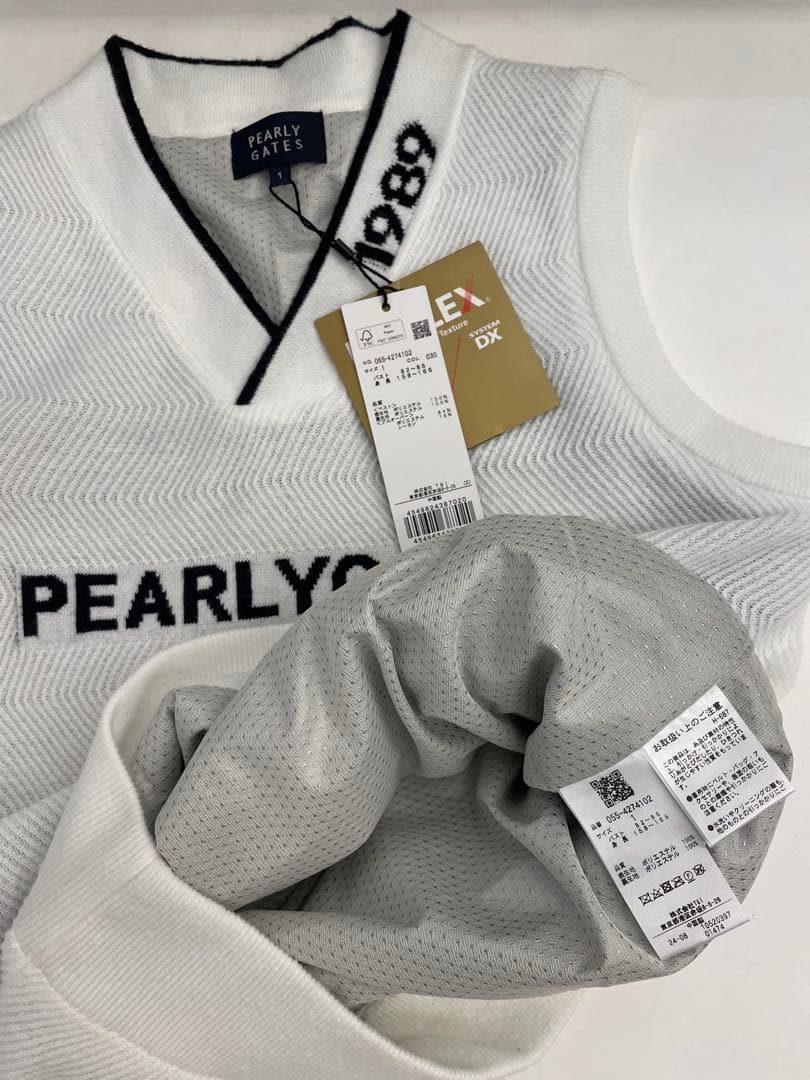 値下げ‼️PEARLY GATES ホワイト セーター 1