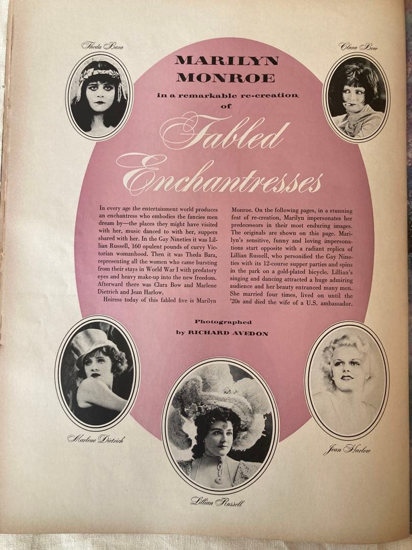 LIFE 1956 DOUBLE ISSUE マリリンモンロー ヴィンテージ広告