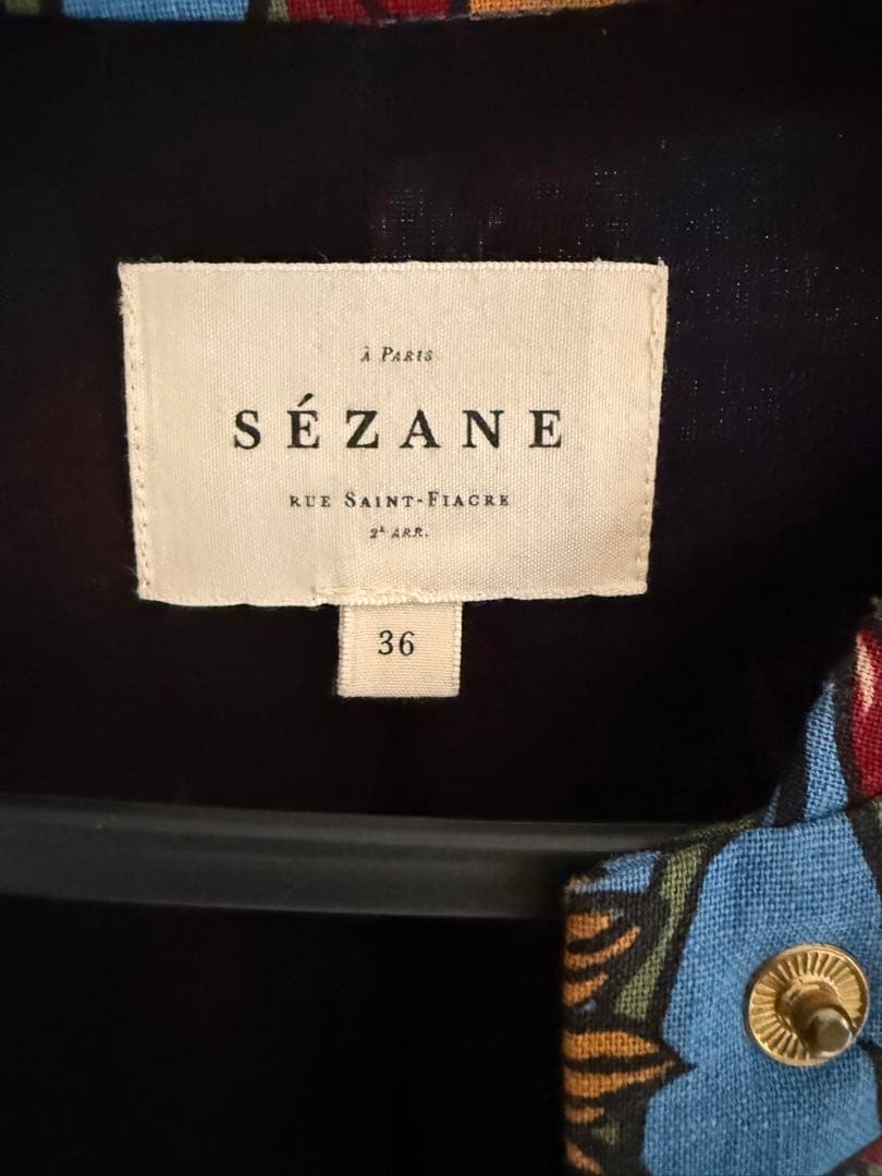 A*a様 Sezane レア品 花柄デザインジャケット 36