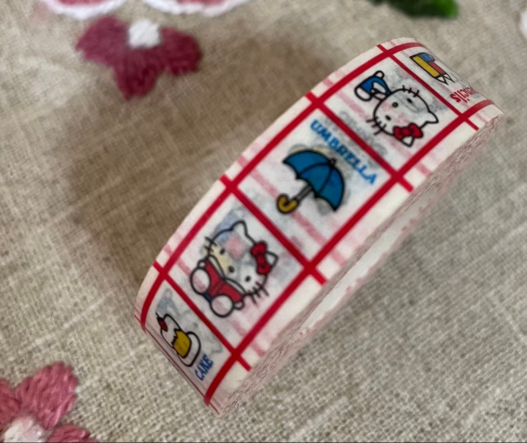 サンリオ　ハローキティ 昭和レトロ　マスキングテープ