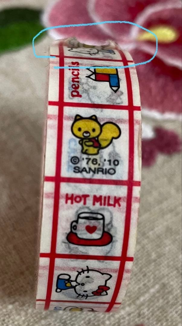 サンリオ　ハローキティ 昭和レトロ　マスキングテープ