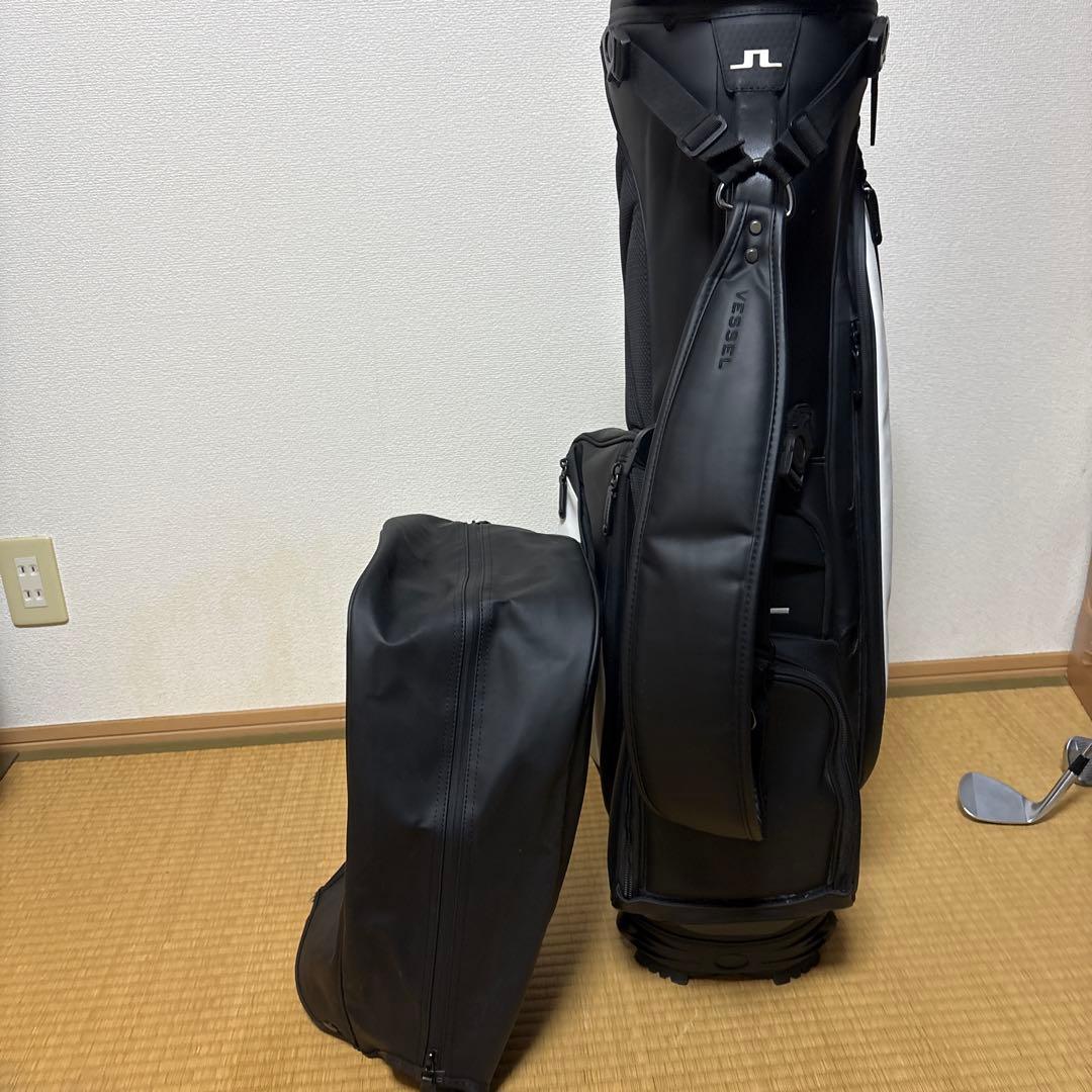 あ*ん様 J.LINDEBERG キャディバッグ ブラック/ホワイト