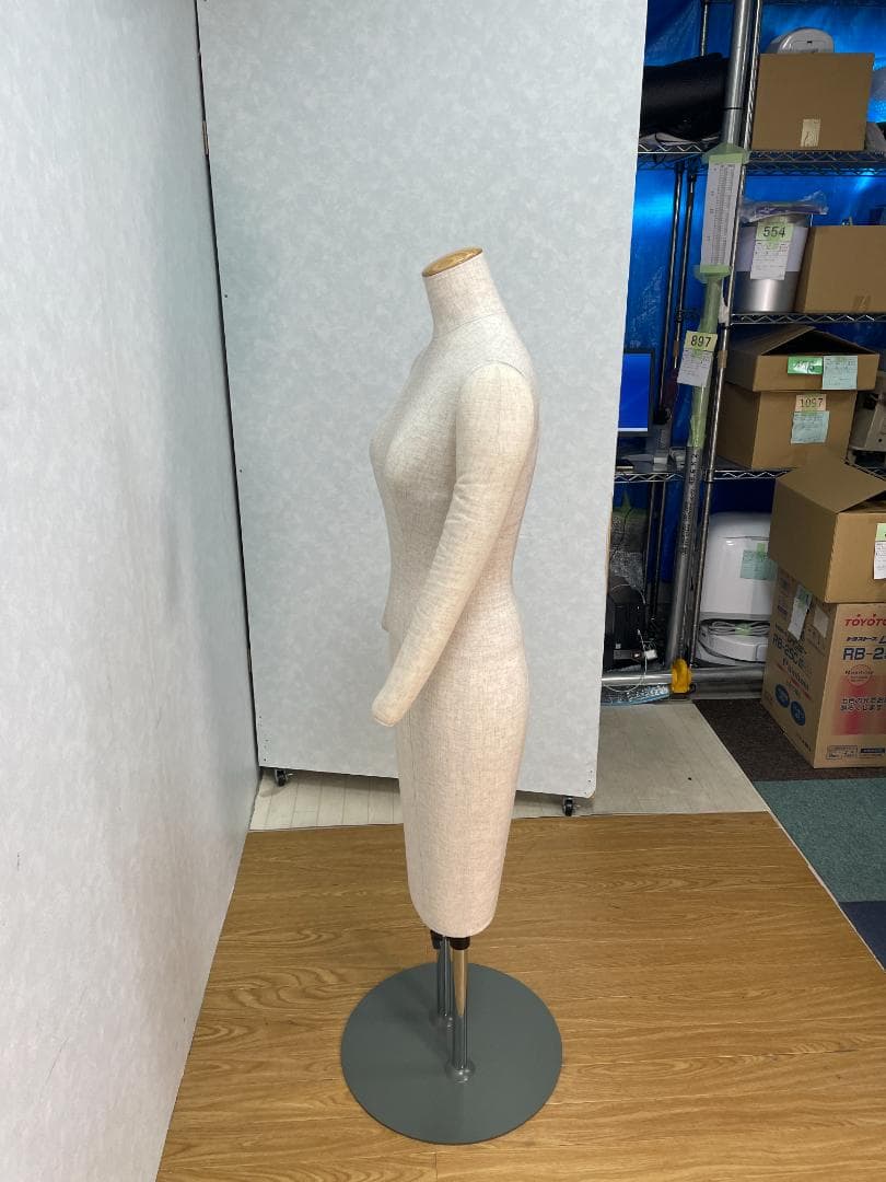 Y☆897 和装トルソー　腕付き　胴長タイプ