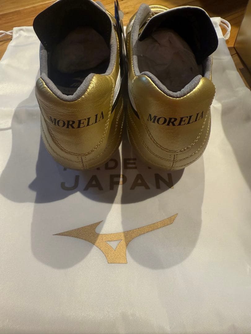 『激レア』　新品　モレリアUL JAPANゴールド　27.5cm