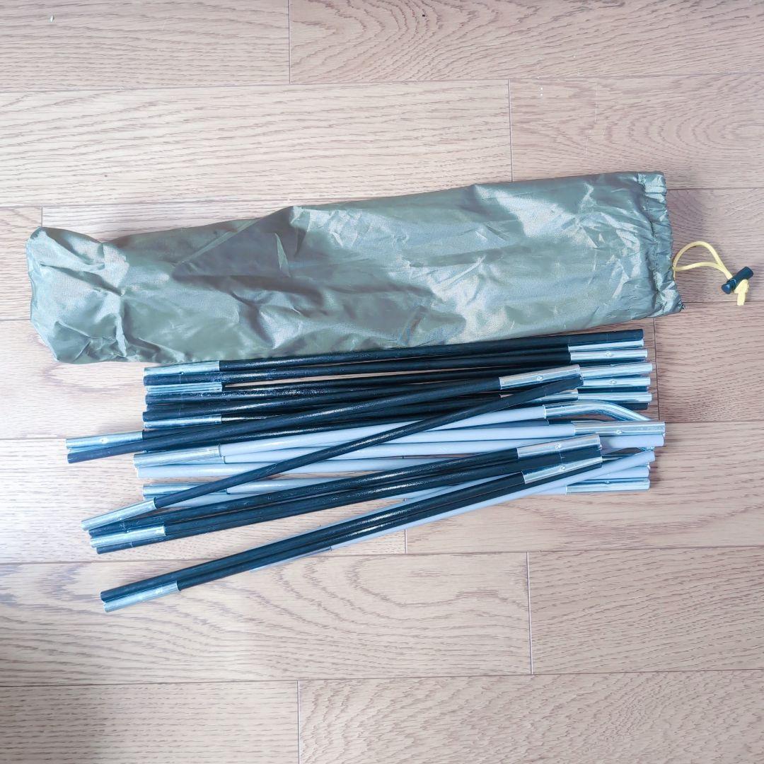 美品 コールマン テント 別売り グランドシート キャノピーポール 付き