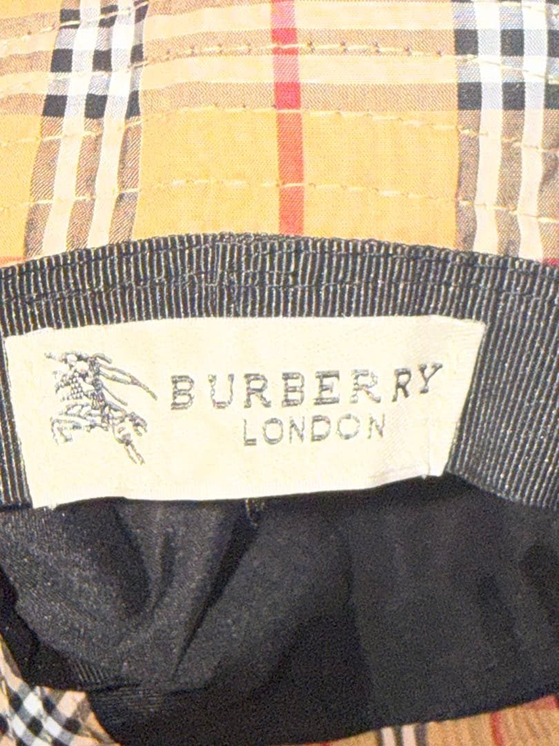 Burberry チェック柄 バケットハット