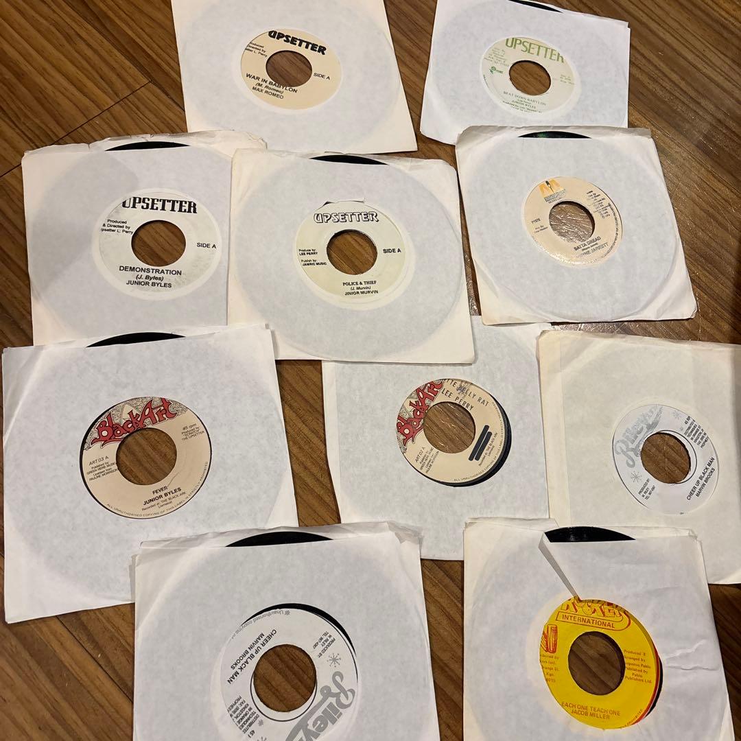 H*m様 レゲエ7インチ ルーツ系再発盤　まとめ売り８０枚くらい＋レア盤数枚