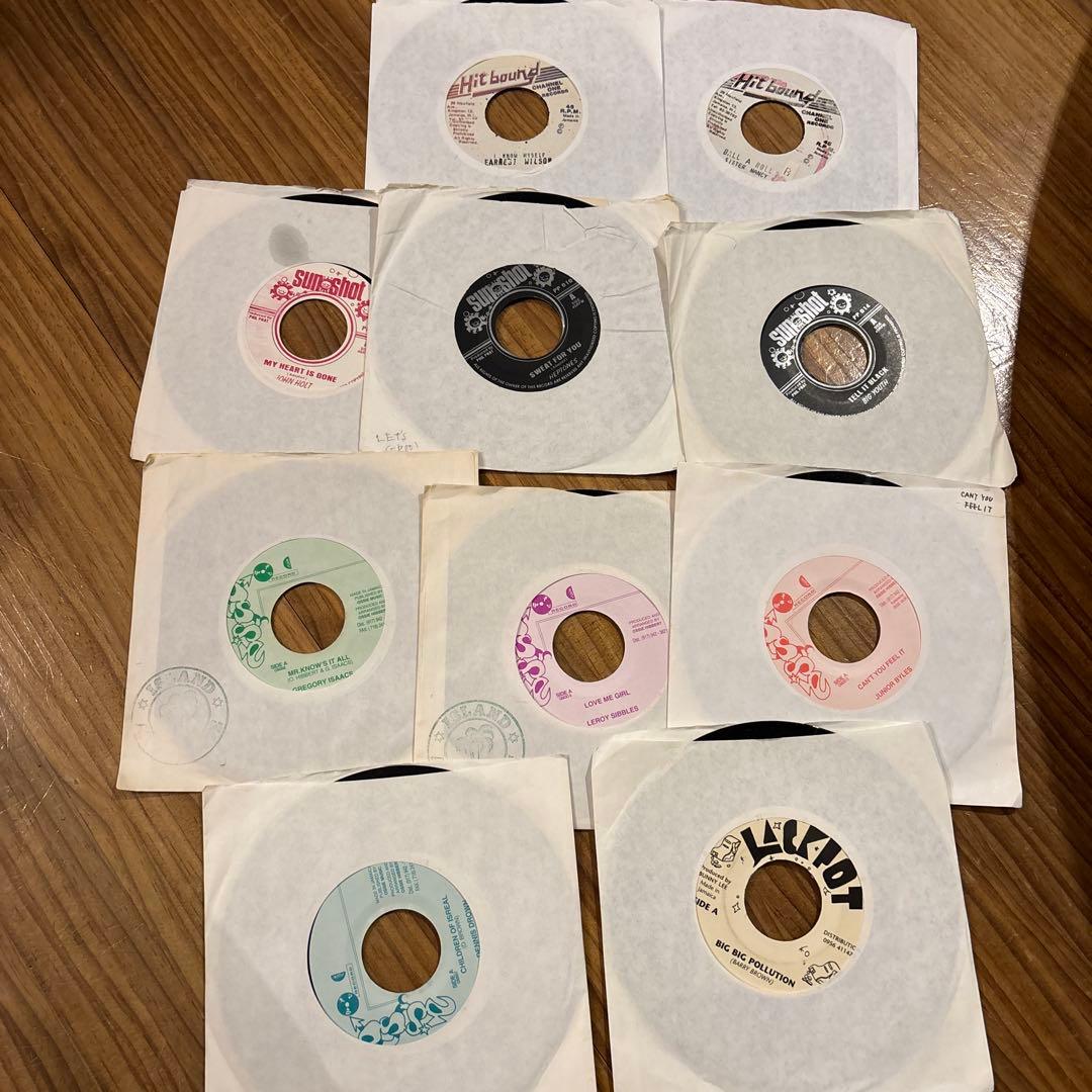 H*m様 レゲエ7インチ ルーツ系再発盤　まとめ売り８０枚くらい＋レア盤数枚