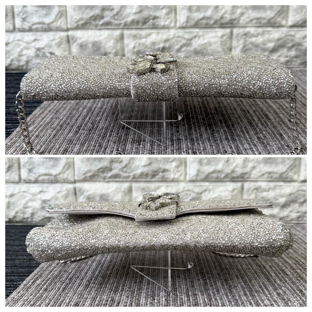 超美品　EPOCA　エポカ　ビジュー　チェーン　ワンショルダーバック