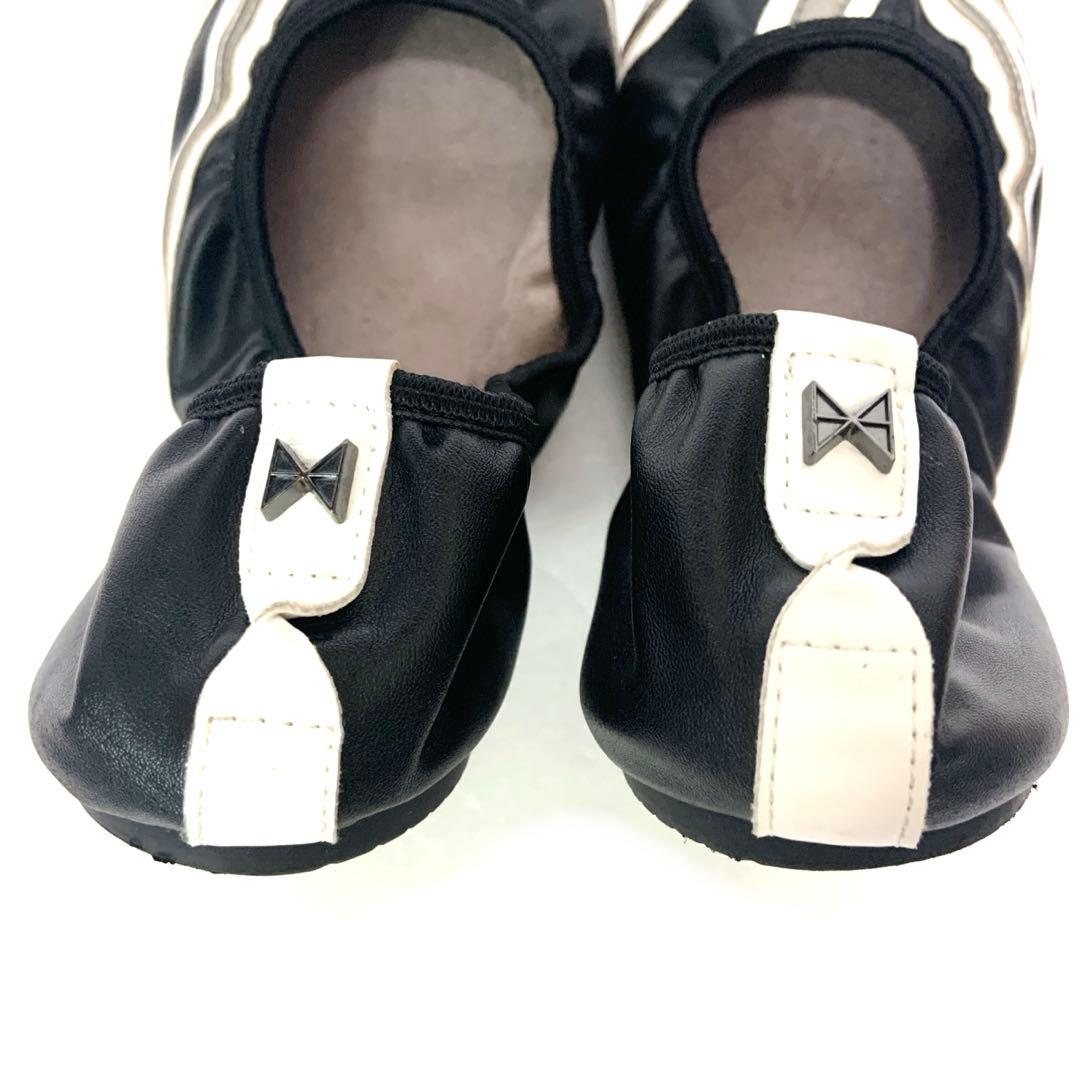 バタフライツイスト ジャッキー　英国旗デザインのフラットシューズ　41