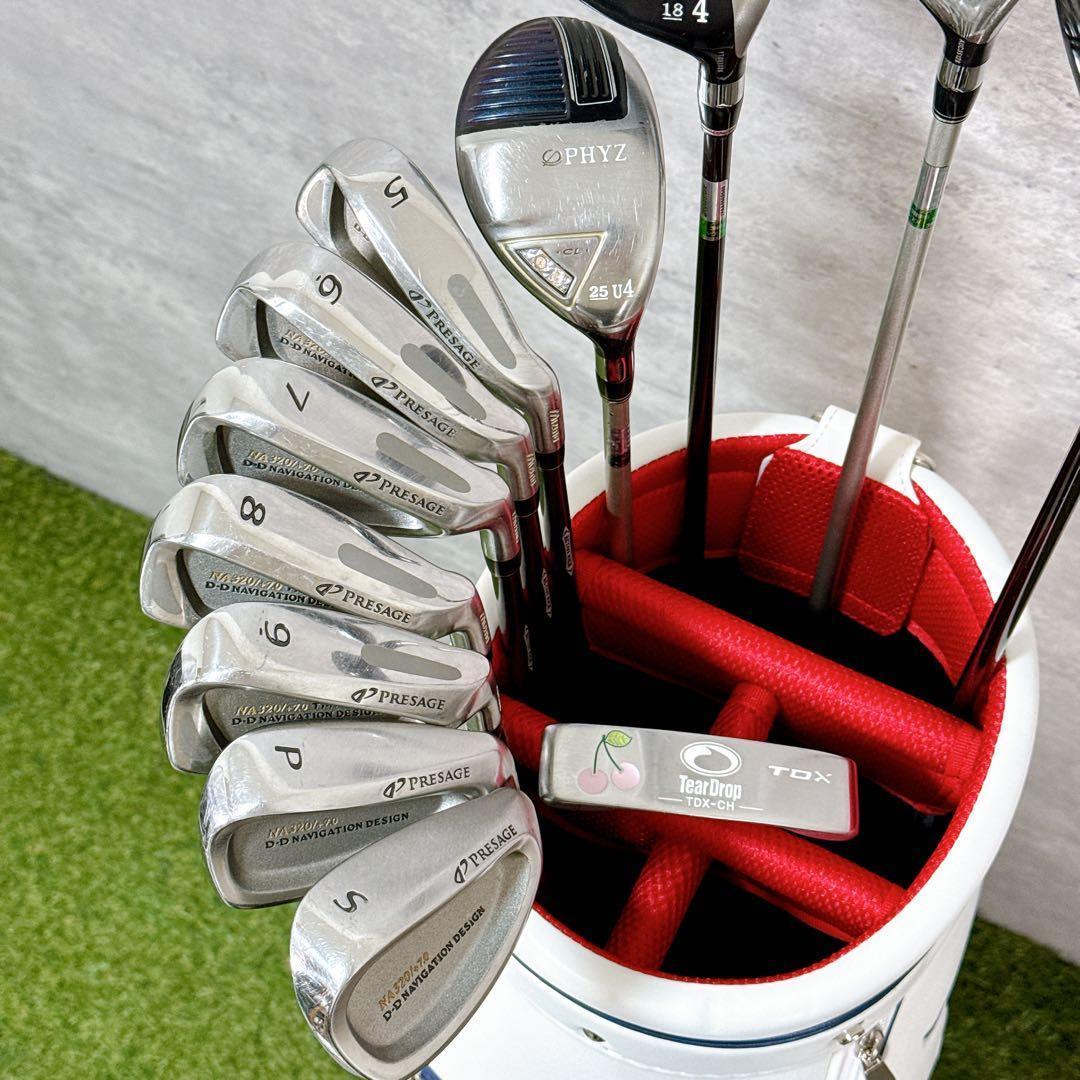 新品CB✨ PHYZ レディース ゴルフクラブセット 初心者 【K576】