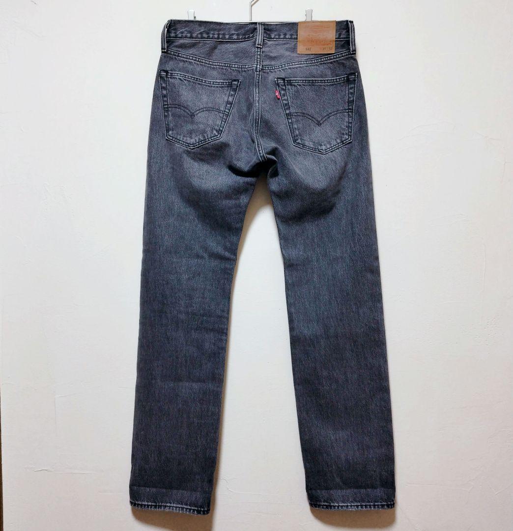 赤耳　Levi's 501 ユーズドブラック W31 L32 オリジナルレングス