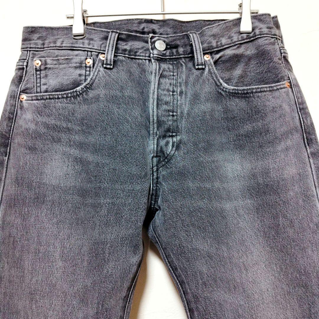 赤耳　Levi's 501 ユーズドブラック W31 L32 オリジナルレングス