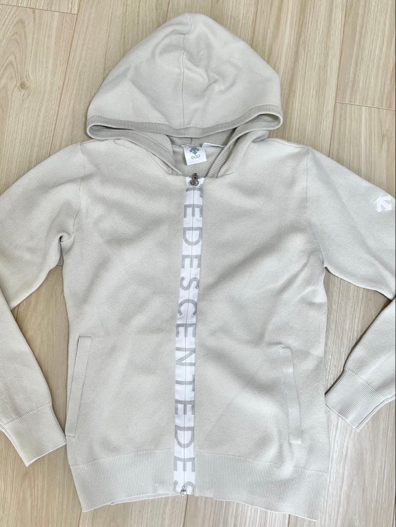◽️未使用　DESCENTE デサントゴルフ　ロゴフルジップニット　パーカー　M
