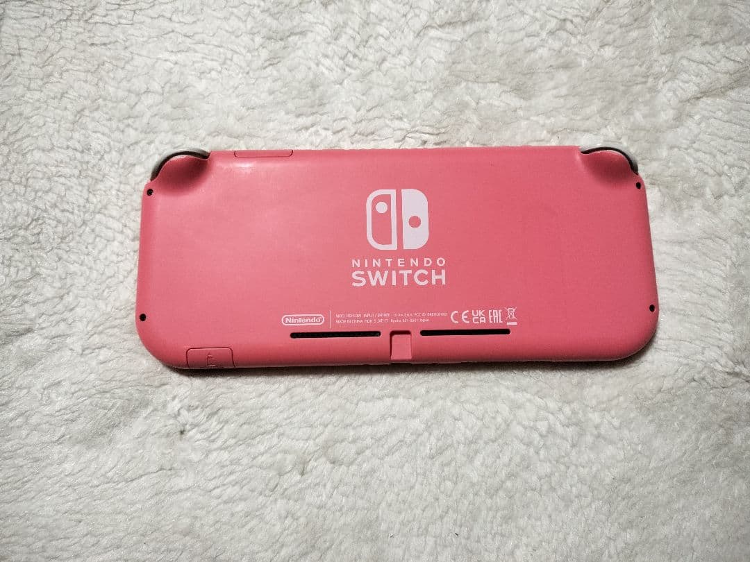 動作品Nintendo Switch Lite ピンク 本体良品