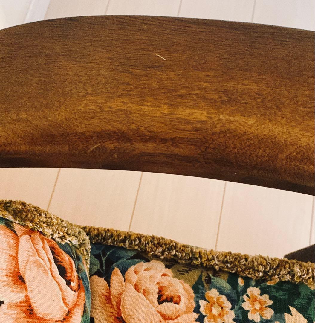 【美品！希少】コスガ家具① フラワー ヴィンテージ アンティーク　1人掛けチェア