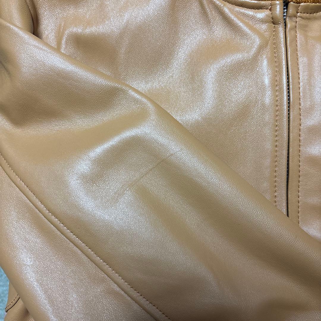 【BEAMS】ビームス　ラムレザージャケット