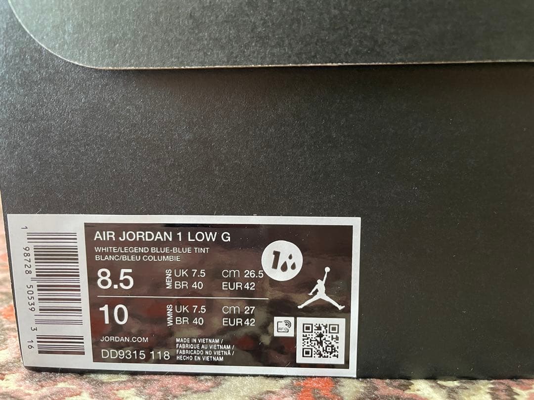 【美品】エア ジョーダン 1 low g ゴルフシューズ 26.5cm