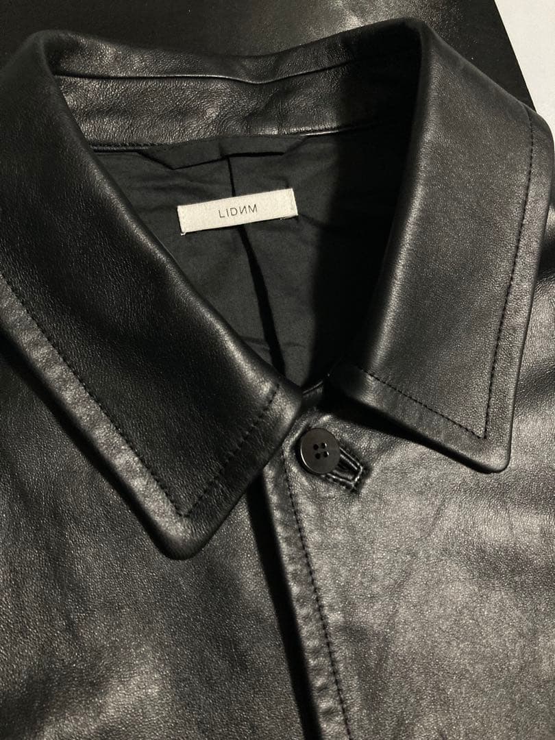 y*4様 LIDNM シープスキン レザージャケット ブラック
