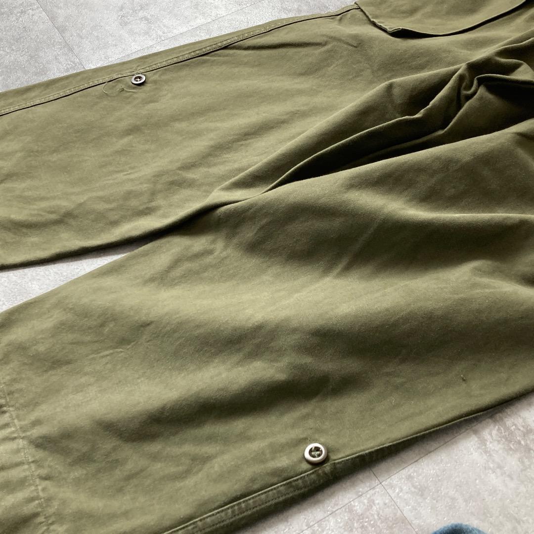 50s オランダ軍 実物 ダブルフェイス カーゴパンツ ボタンフライ