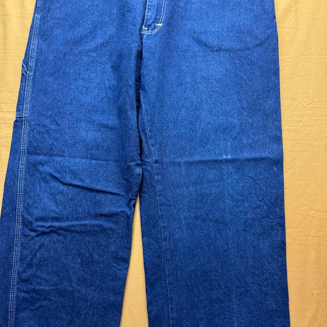 濃紺　80s TALON Dickies USA製 ペインターパンツ　デニム