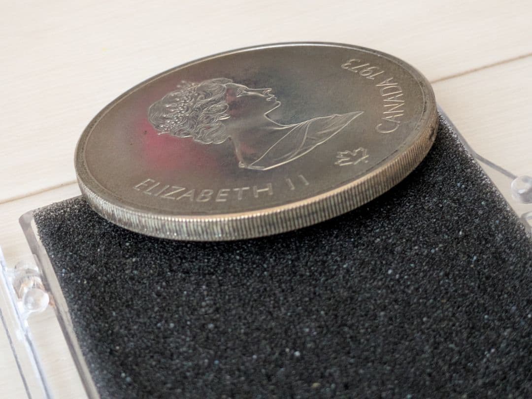 希少1973年カナダ モントリオール オリンピック 記念 大型銀貨