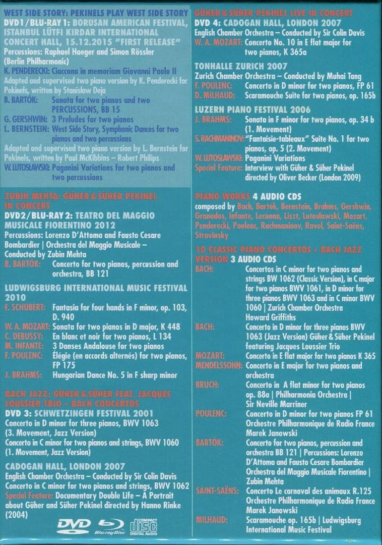 ペキネル姉妹★Treasures 至宝 4DVD+2Blu-ray +7CD