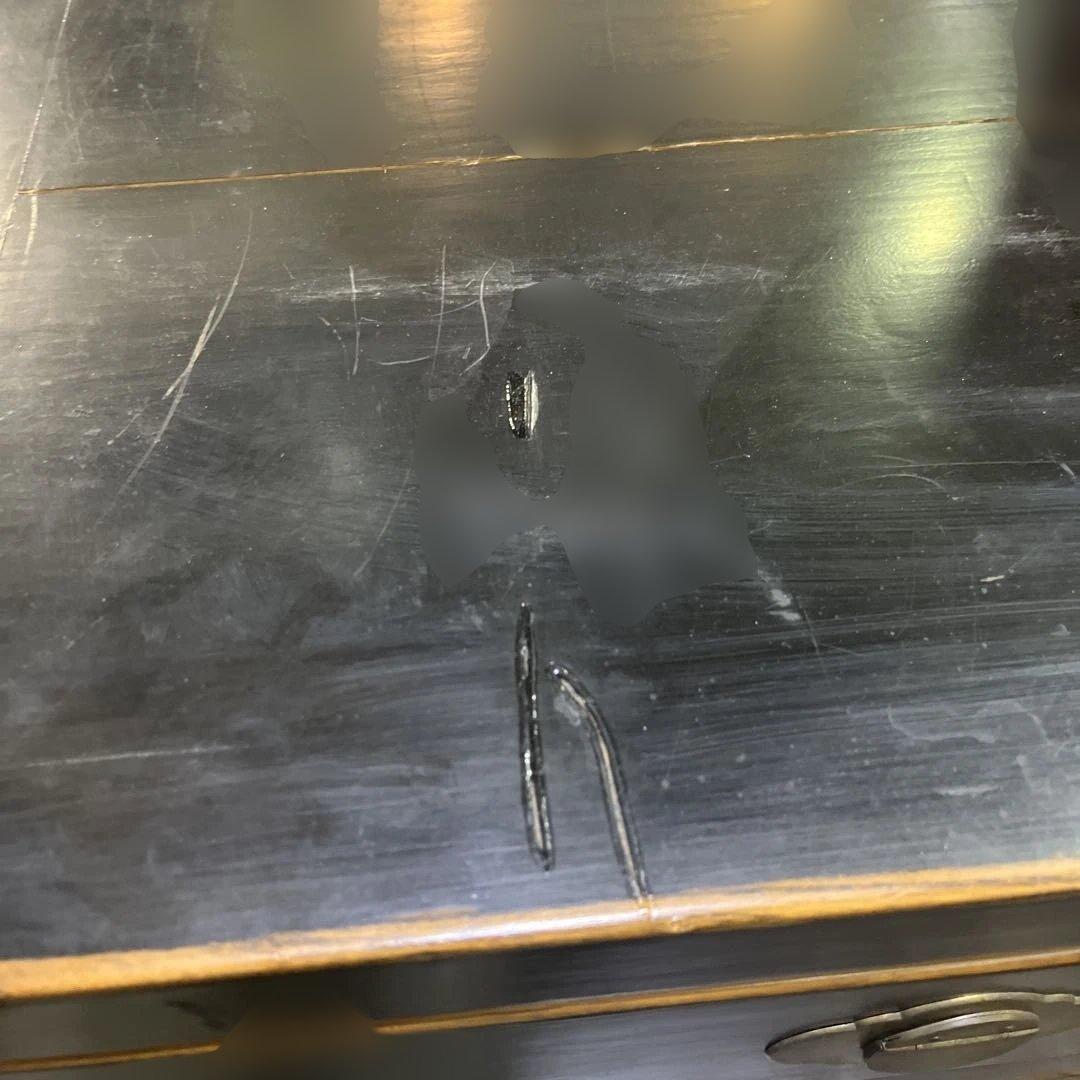 【アンティーク】キャビネット◆シノワズリ様式◇ 輸入家具◆¥9.5万の品