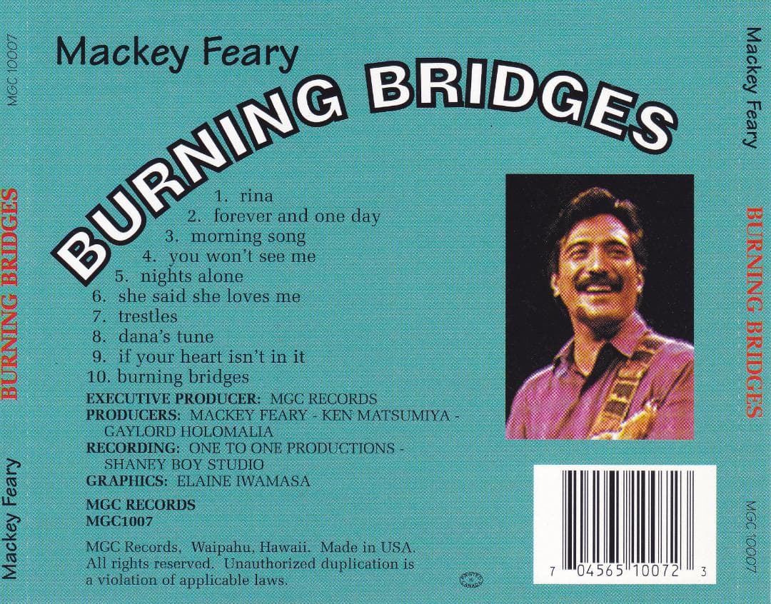 洋楽 Mackey Feary / Burning Bridges / '1994