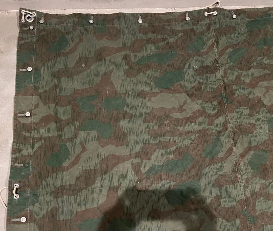 ②40s スイス軍幕 スプリンターカモ ツェルトバーン ミリタリー テント