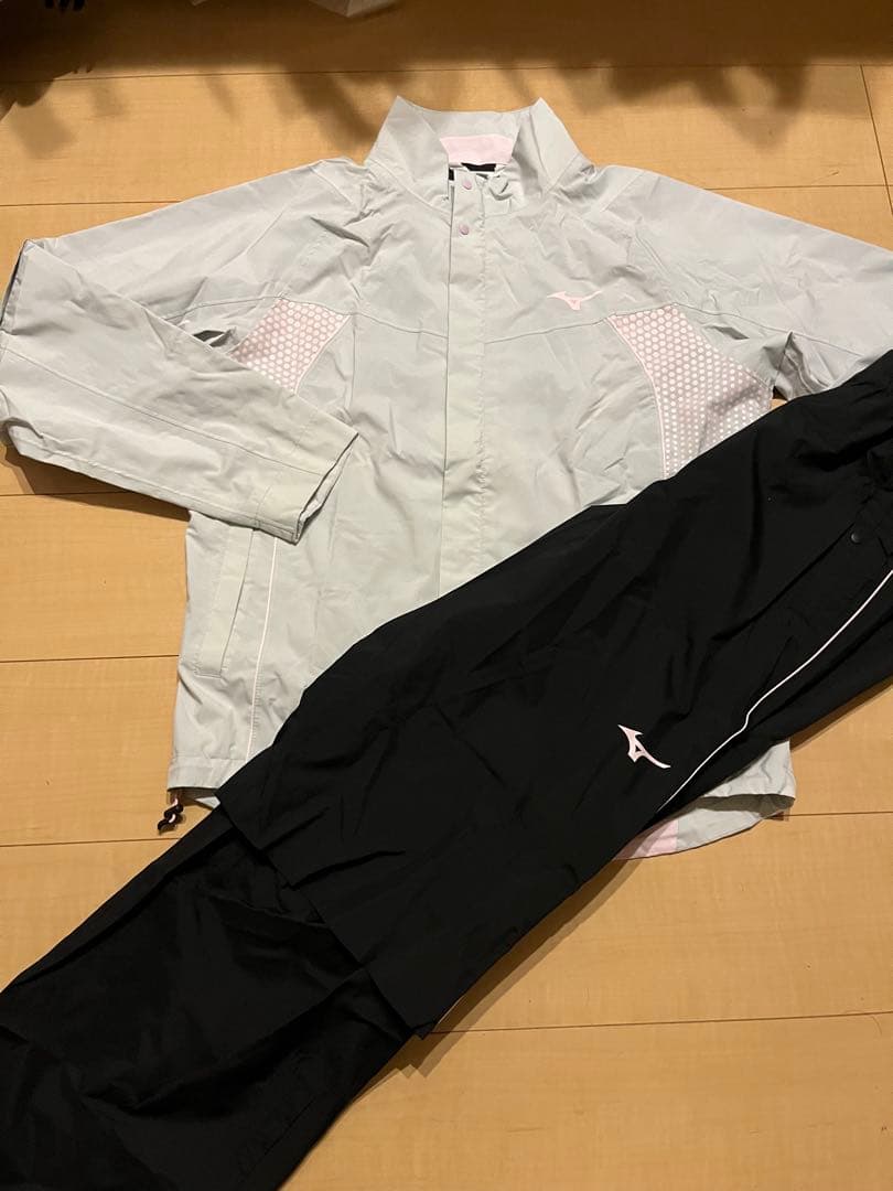 新品　MIZUNOGOLF ミズノゴルフ　レインウェア　セットアップ　XL