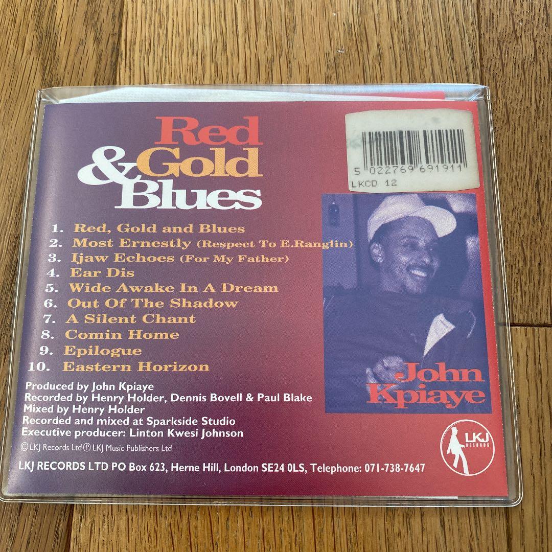 洋楽 John Kpiaye -Red Gold & Blues LKJ