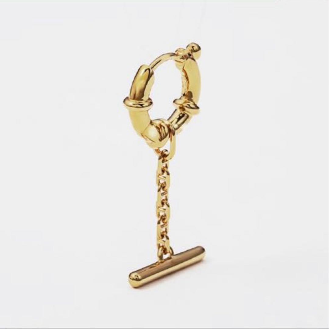 【極美品】マリアブラック Spring bar Huggie ピアス 片耳