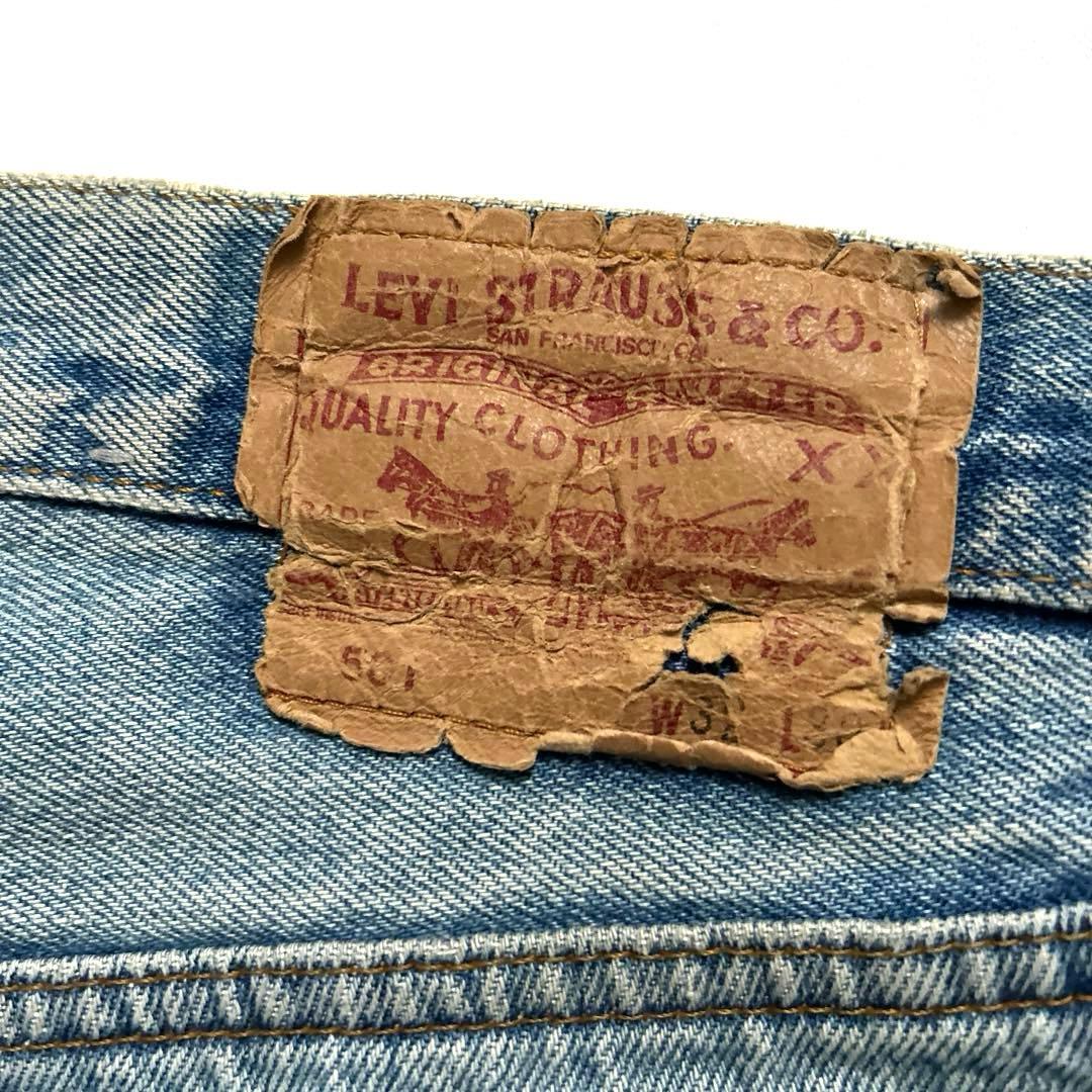 リーバイス501アメリカ製w32L30デニム90sヴィンテージUSA製