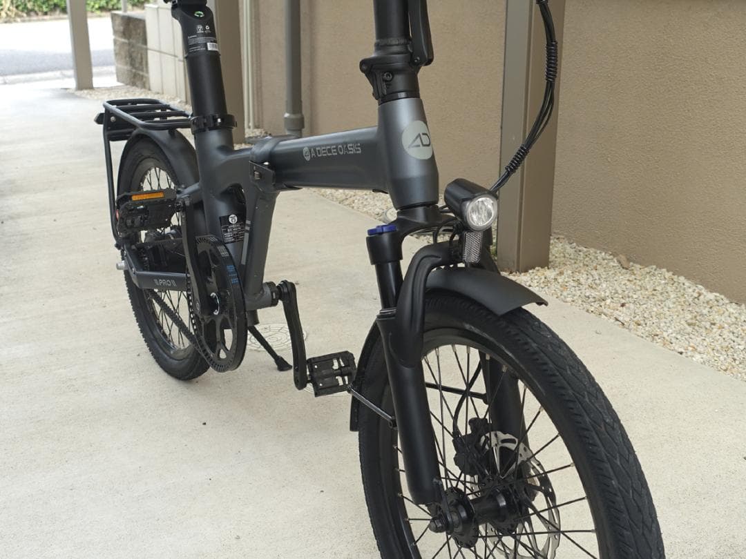 ADO AIR 20 PRO 折りたたみ 電動アシスト自転車 グレー 自動変速