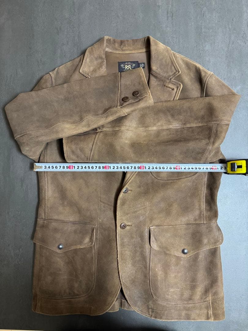 RRL / Ralph Lauren /羊レザーラフアウトジャケット/極美品