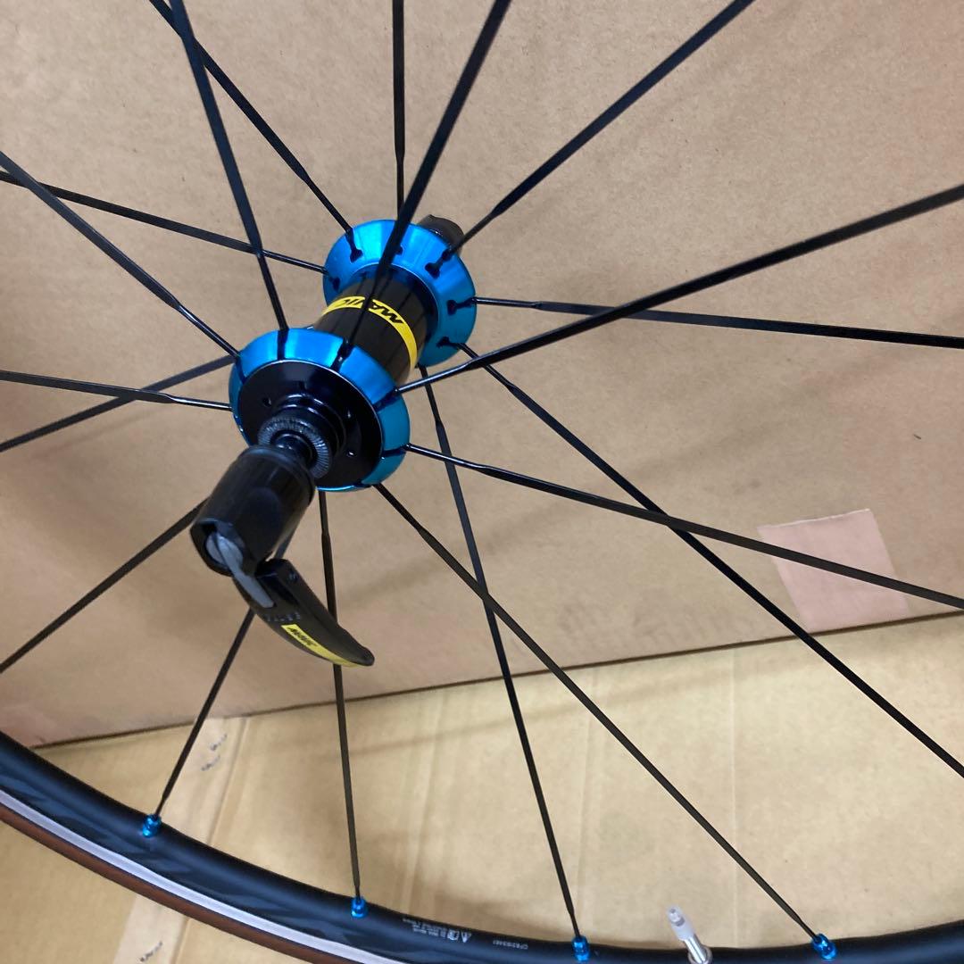 MAVIC KSYRIUM ELITE BLUE前後セット タイヤ、チューブ付き