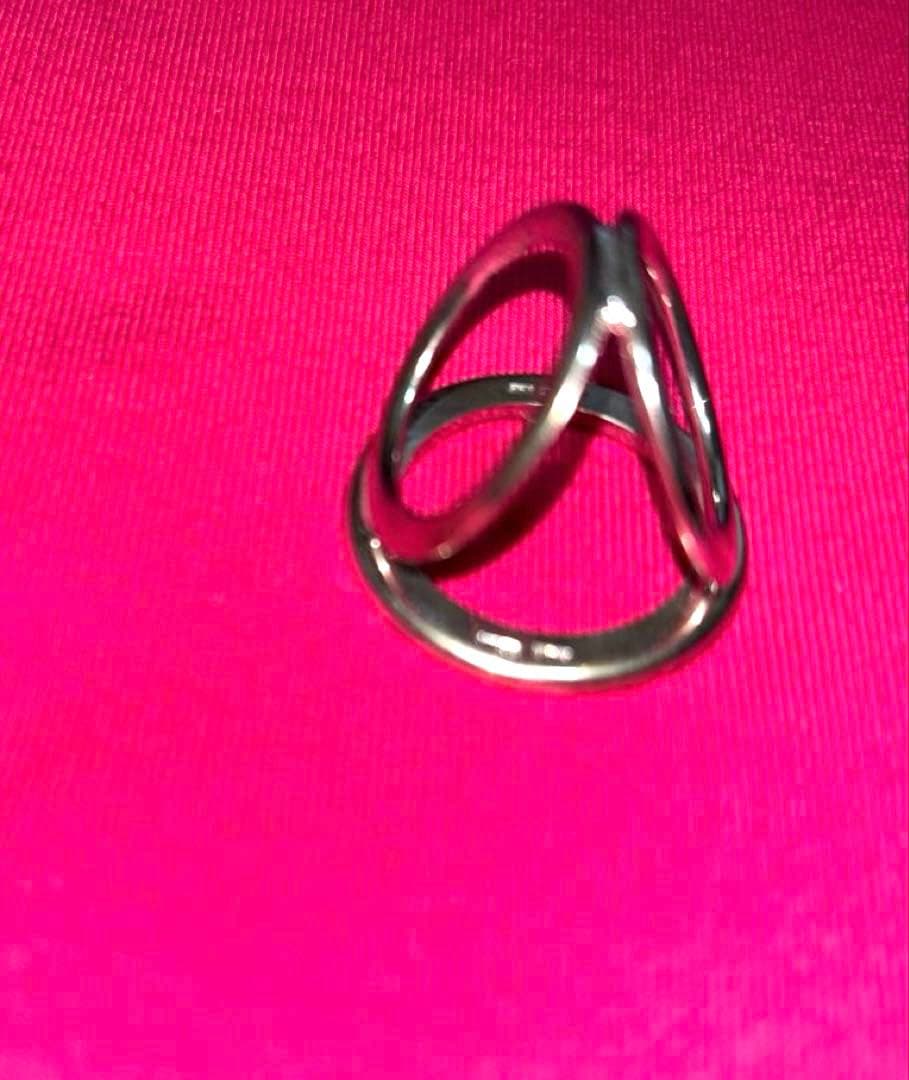 ヴィンテージ BVLGARIブルガリスカーフリング925刻印スターリングシルバー