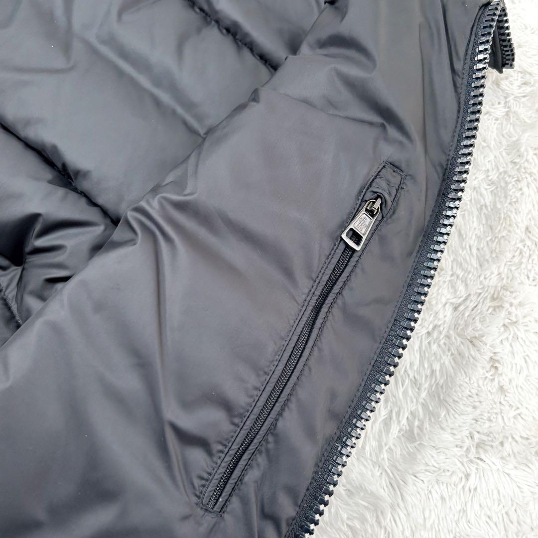 美品✨正規品 モンクレール DUPRES ダウンベスト ワッペン 切替 紺色 M