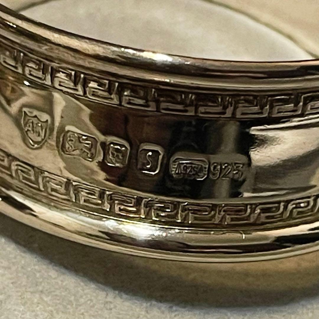 希少　英国　スターリングシルバー ナプキンリングセット 6個　刻印　アンティーク