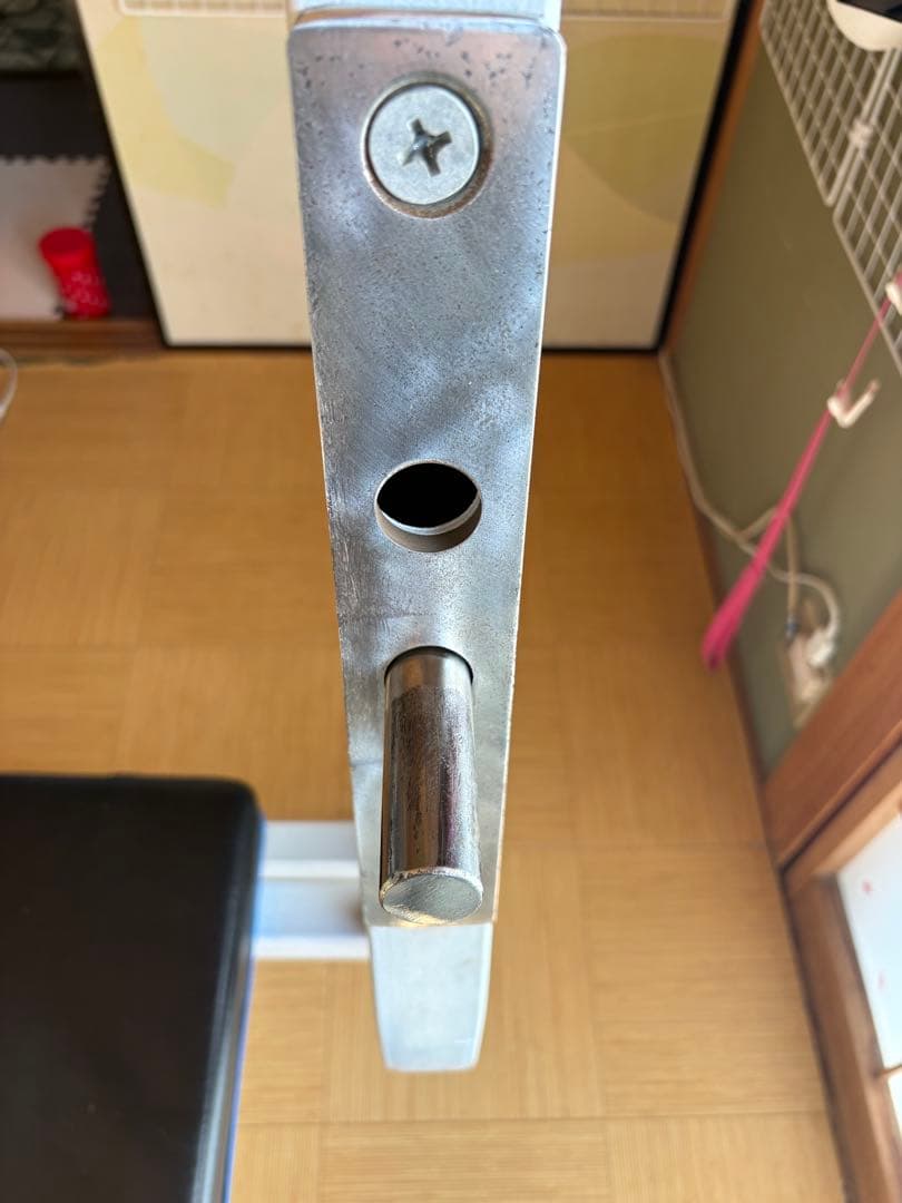 マーシャルワールド　高重量　プレスシャフト3段階調整　ウェイトトレーニングベンチ